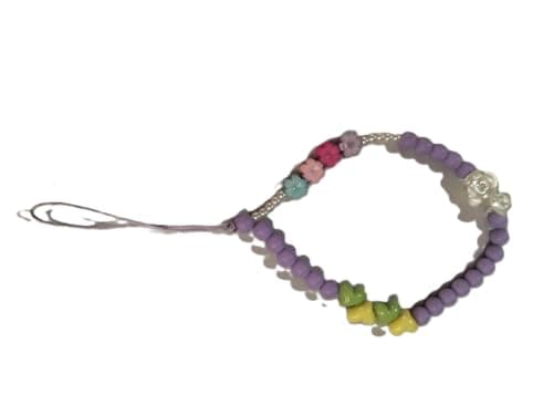 Purple phone charm