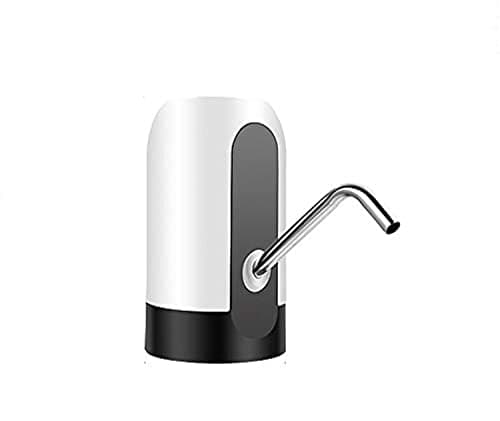Water pump dispenser with stainless pipe | rechargable electric gallon bottle drinking button switch | easy to carry | perfect for home and outdoor