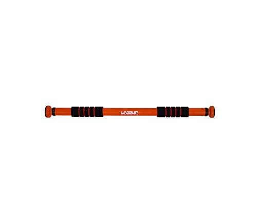 LIVEUP SPORTS Liveup Ls3163-S Chin-Up Door Bar Suitable For Training And Workout, Orange, 65-95 CM