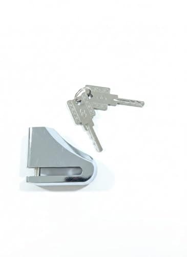 Motorcycle Bike Security Lock Anti-Theft - Strong Metal Motorcycle Lock - Silver - SA CAR