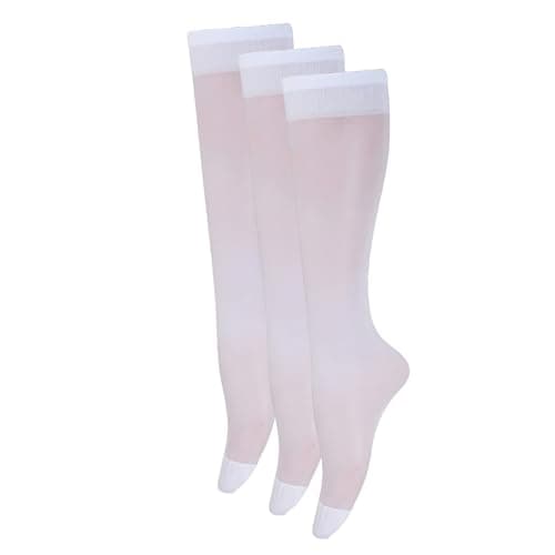 Silvy Womens Stretch Set Of 3 Pieces Knee High Socks Set Of 3 Pieces Knee High Socks (pack of 1)