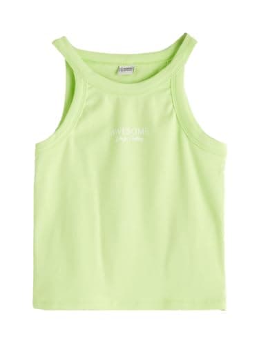 LC WAIKIKI Halter Neck Girls' Crop Tank Top, 9-10 Years - Green - S5Kg22Z4-Fz1-1