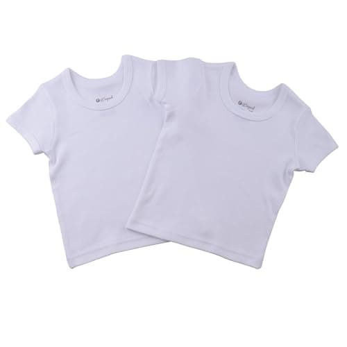 Elsayaad Kids Short Sleeve undershirt(Pack of2) Baby and Toddler Underwear Set