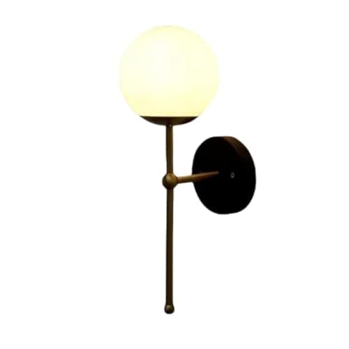 Generic Wall Sconce 1 Bulb Without Bulbs 40 * 20 * 40 cm Gold and Black EGL$P128