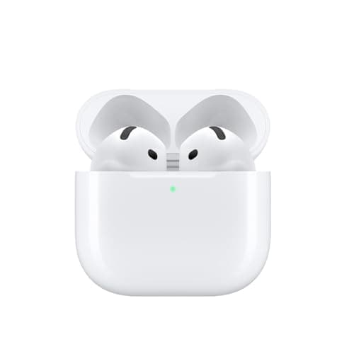 WiWU AirBuds 4 ANC TWS Wireless Earbuds Bluetooth 5.4 - White | ANC semi-in-ear wireless earbuds, HD sound, clear calls, touch control, fast USB-C charging, and 50H standby time.