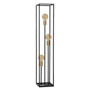 Generic Floor Lamp 3 Bulb Without Bulbs 160x40x160cm Black +Gold