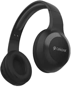HEADPHONE BLUETOOTH – Celebrat – Model – A23 - Works on the phone - Rechargeable - Built-in Microphone - Radio - Memory Card Input - Over Ear - Black