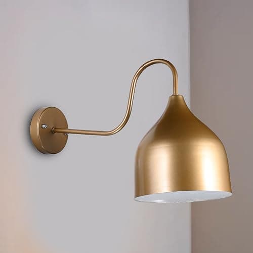 ElRawda Lighting El Rawda RL-NA-034 Modern and Elegant High Quality Wall Lamp for Living Room or Bedroom - Gold Light fixture