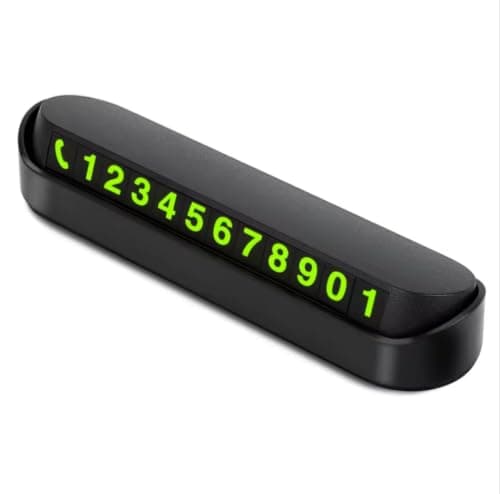 Temporary car Parking Phone Number Sign | Temporary Parking, Phone Number Display