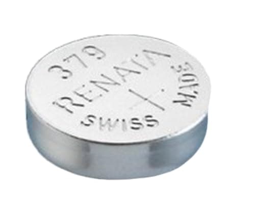 Renata Watch Battery Swiss Made Renata 379 or SR521SW OR AG0 1.5V (1 x 379 or SR 521 SW)