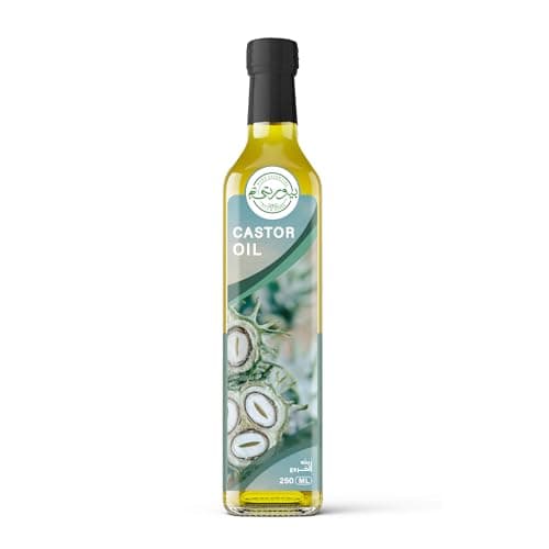 Purity- بيورتي - Castor Oil Unrefined Cold Pressed, 100% Pure & Natural, Ideal for Hair Growth, Eyelash Care, and Skin Moisturizing, 250 ML Hair styling agent