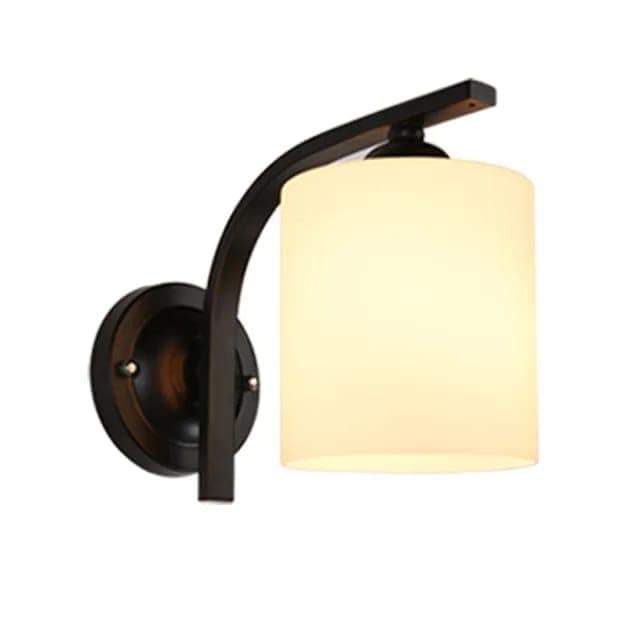 Generic Wall Sconce 1 Bulb Without Bulbs 15x20x15 cm Black
