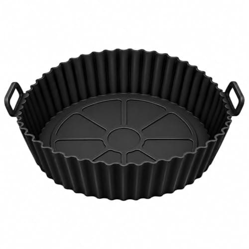 6-Piece Silicone Air Fryer Liners Multi-Size Reusable Trays for Oven