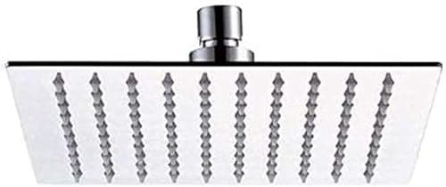 Luxury Shower Set – Modern Design For An Unparalleled Shower Experience (Square Shower Pan 20cm in 20cm and Control in Direction) Showerhead