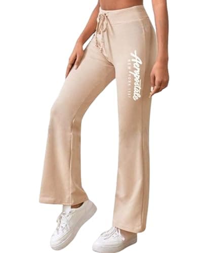 MEZA Women's Milton Wide Leg Pants with Drawstring Waist, No Pockets