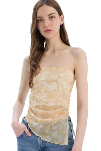 DeFacto Womens Young Fitted Strapless Knitted Athlete Athlete (pack of 1)