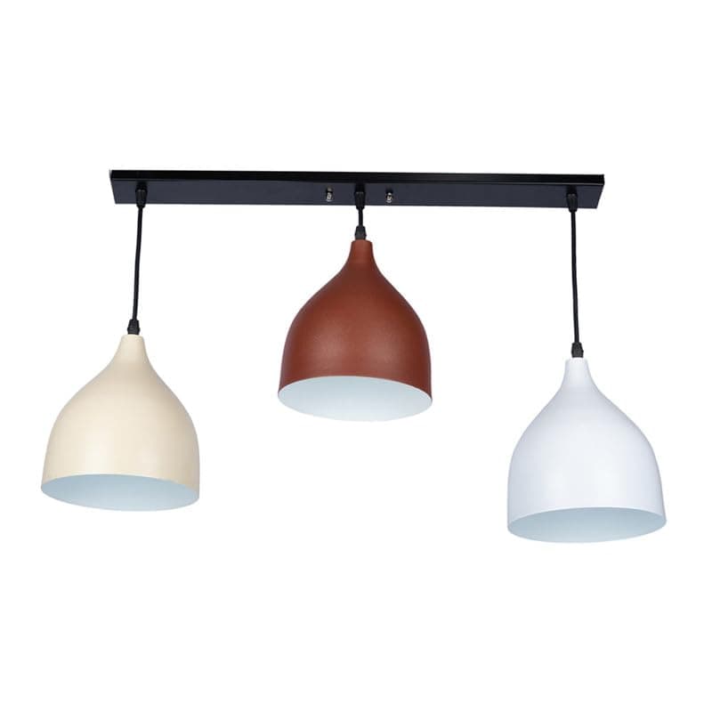 Generic Hanging 3 Bulb Without Bulbs 50x80x50cm Multicolor EGL$P276 Light fixture
