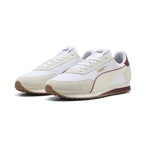 PUMA unisex-adult St Miler Rise,Puma White-Warm White-Vapo Low Boot