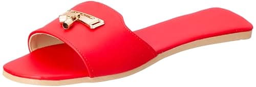 OX womens OX-W-Red/Red Slipper