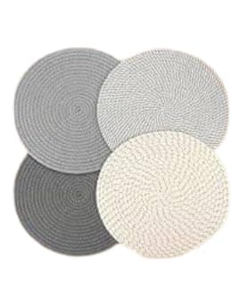 Cotton Dining Coaster 30cm – Coaster & Drink Coaster to Protect Tables & Surfaces – Practical Design for Home & Hospitality | N