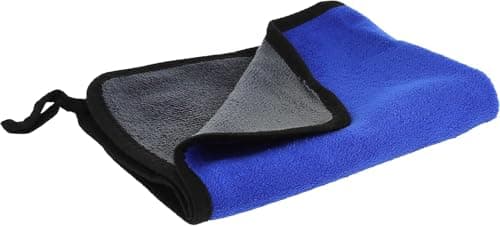 KaberTrade Car Cleaning Towel Super Soft Thick Quick Dry Microfiber Car Polishing Towel (34x56cm - Multicolor - 1 Piece) - KaberTrade