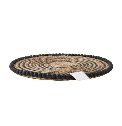 Large 35cm Round Wicker Coaster Bubble Design Heat Resistant Table Mat