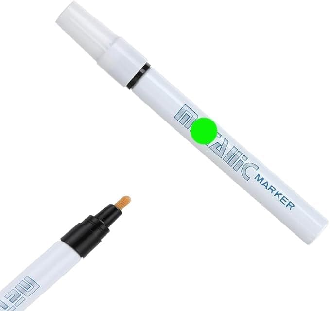 Mini Car Scratch Remover Pen, Waterproof Pens, Light Scratch Repair Pen and Liner (Korean - Permanent - Medium Nib - Black) Auto part
