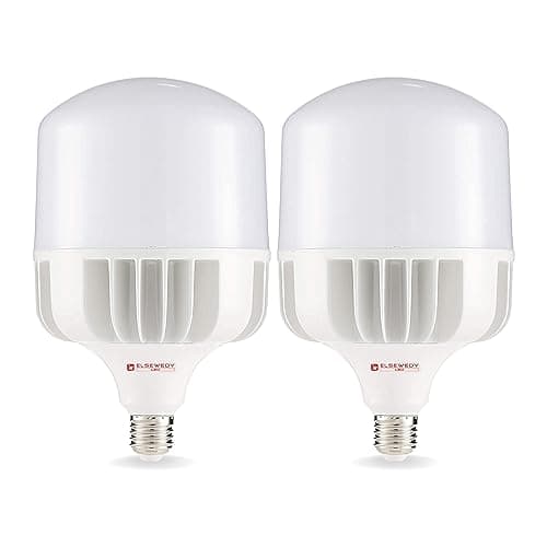 ELSEWEDY LED Bulb E27, 6500 Kelvin, White, 2850 Lumen, 2 Pieces (30 Watt) Light bulb