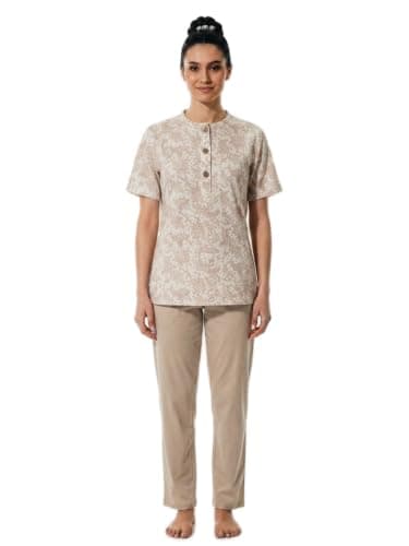 Women's Tree Leaves Classic Pj - 2549 Pajamas