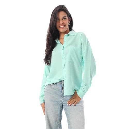 King Tout for Ready-Made Garments Womens Long Sleeves Viscose Lightweight Blouses (pack of 1)