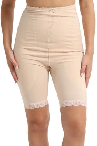 CARINA Womens Lace Hem Shorts Corset Corset Undergarment thigh slimmer