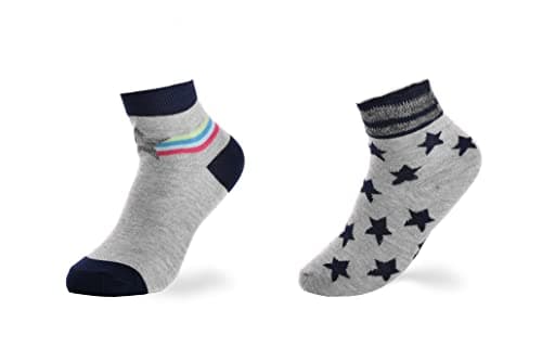 Junior KIDS SOCKS GIRLS LONG P/2 Lurex, Multicolor 6 Years