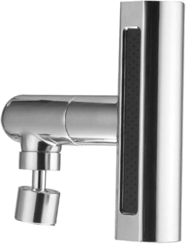 Waterfall Kitchen Faucet Adapter 4 in 1 Sink Faucet Sprayer Adapter 360 Degree Rotation Universal Faucet Extender for Bathroom Sink and Wash Basin