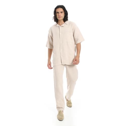 Red Circle Mens heavy linen suit with pant heavy linen suit with pant