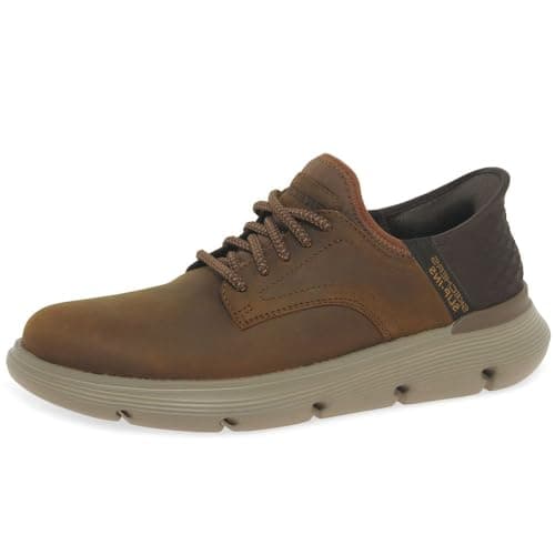 Skechers mens Skechers Garza - Gervin With Slip-in Technology Moccasin Shoes