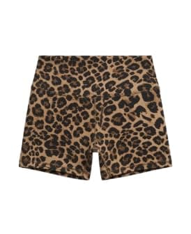 Women's Leopard Print Shorts – Elastic Low Waist Slim Fit | Casual Spring Summer Home Outdoor Shorts Code 7731