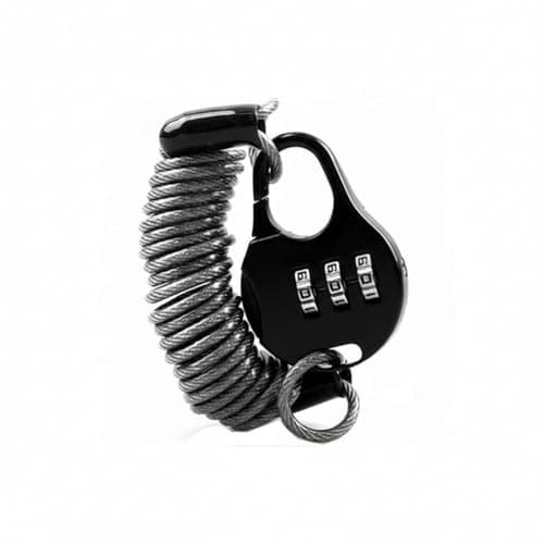 90cm Steel Wire Lock, Changeable Password Lock for Multiple Use with Bags, Bikes, Doors, Drawers, Practical Design for Daily Movement