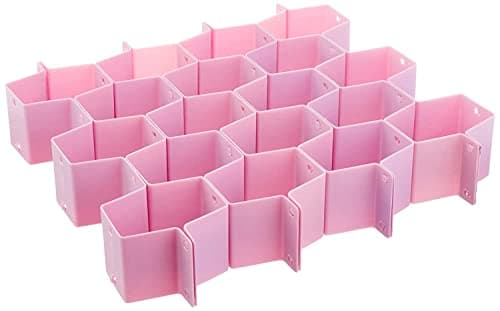 Agfa Cells Shape Plastic Drawer (Set of 8 Pieces, 33 x 9cm, Purple) Home furniture and decor