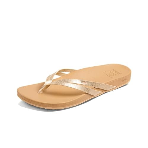 Reef Women's Cushion Spring Joy Sandals, Champagne, 8