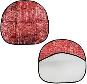 Car Steering Wheel Cover Sun Visor Heat Insulation Car Interior Accessories (Red) - SA CAR
