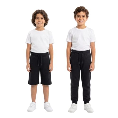 Red Circle Unisex Kids Bundle of 2 Shorts + Pants Bundle of 2 Shorts + Pants Outerwear