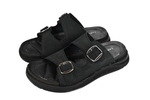 Kayan Men's Medical Slippers - Genuine Leather Suede - Flexible Politan Sole - Project Z - Available in Sizes 41-46