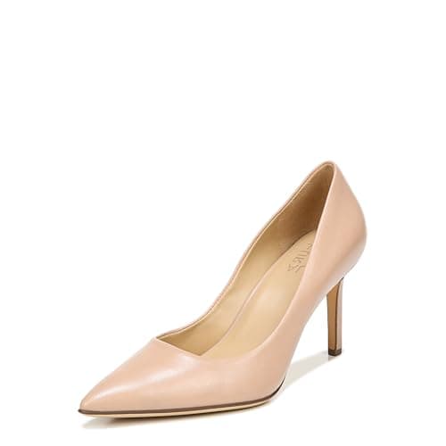 Naturalizer womens Anna Pump, Nude Leather, 7.5 Wide US Shoes