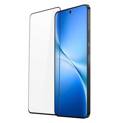 Glass for Vivo V60 Lite/Vivo V50 Lite/Vivo Y300 Screen Protector Tempered Glass Full Glue Edge-to-Edge Protector Easy Installation for Vivo V60 Lite/Vivo V50 Lite/Vivo Y300 by Emodil ®