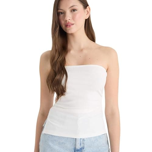 DeFacto Womens Young Knitted Fitted Strapless Athlete F1888AX Modern