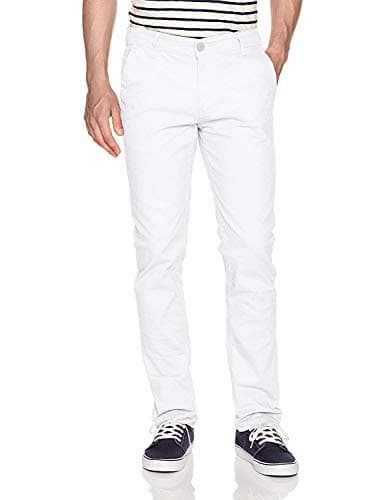 WT02 Men's Long Basic Stretch Skinny Chino Pant Casual Pants