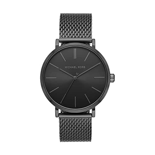 Michael Kors Men's Auden Three-Hand Black-Tone Alloy Watch MK7152