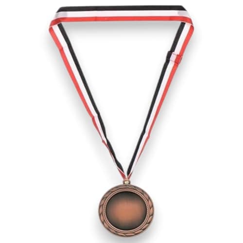 Metal medal is a distinctive design with the possibility of sticking your own logo with a ribbon to enhance sports performance comes in the colors of the Egyptian fl Sporting goods