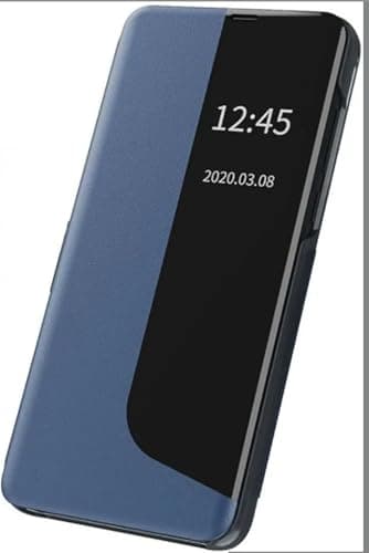 Back Case Cover Compatible with Huawei Nova 9SE CaseaFlip Leather Cover Clear With Kickstand Phone Case Hard Flip Shockproof Protective Cover Compatible with Huawei nova 9SE(Blue)