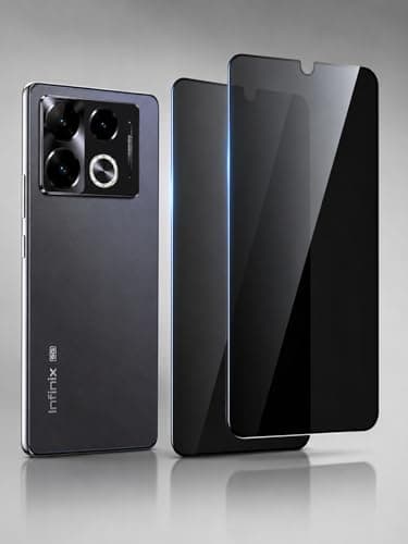 Privacy Screen Protector for Infinix Note 40 – Anti-Spy Tempered Glass Film, Full Coverage HD Protective Screen Guard with Scratch Resistant & Bubble Free Installation